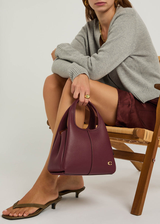 Coach Lana Shoulder Bag - Burgundy