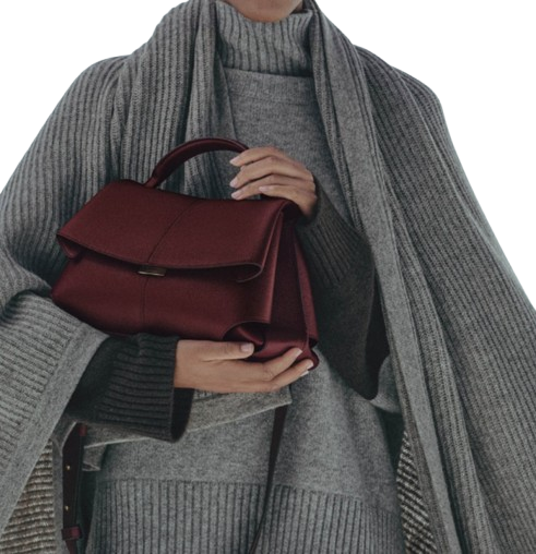 Polène Mokki Bag - Burgundy