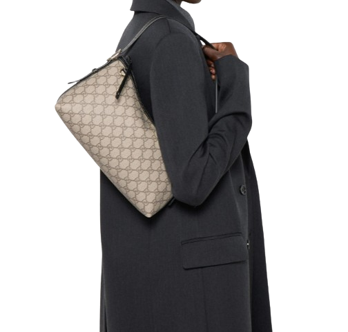 Gucci GG Emblem Medium Shoulder Bag