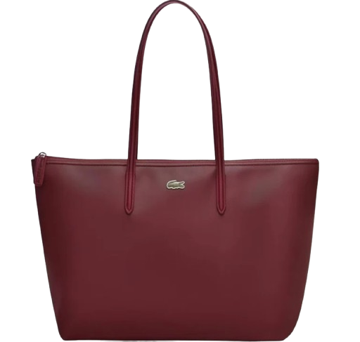 Burgundy Lacoste Tote Bag