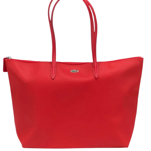 Red Lacoste Tote Bag
