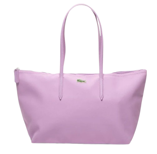 Purple Lacoste Tote Bag
