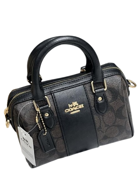 Coach Mini Rowan Crossbody Bag - Black/Brown