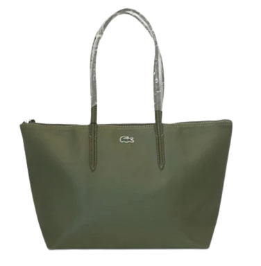 Olive Green Lacoste Tote Bag