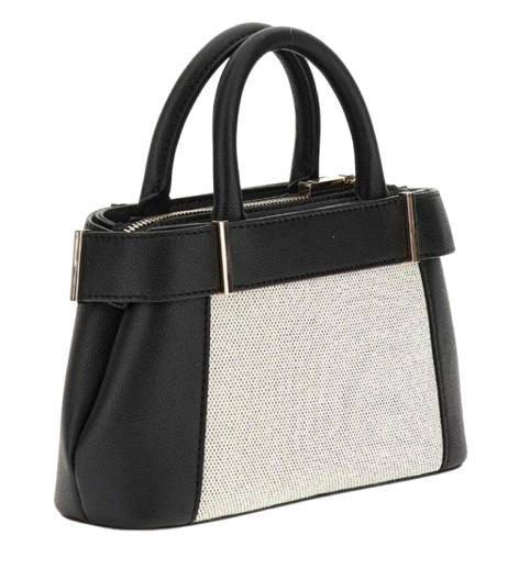 Guess Anadela Mini Satchel - Black/Taupe