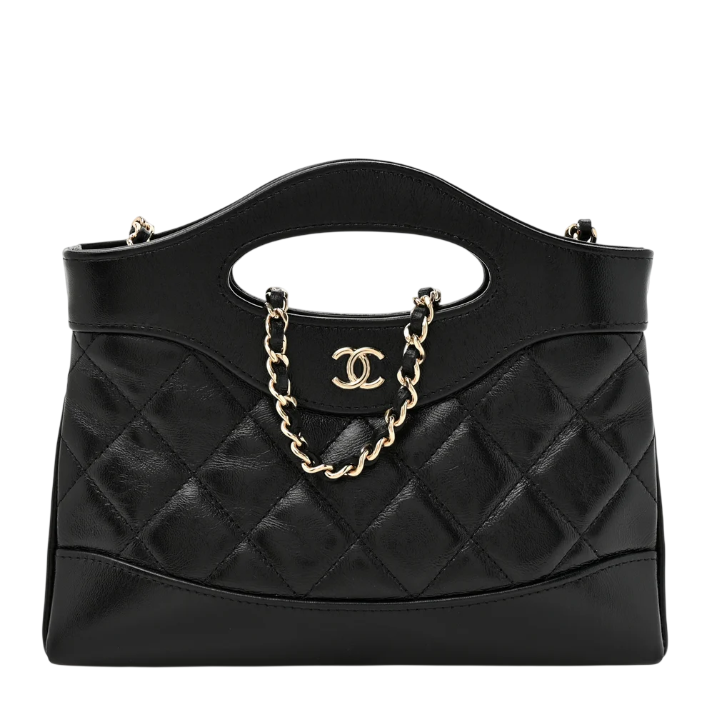 Chanel Quilted Nano 31 - Black