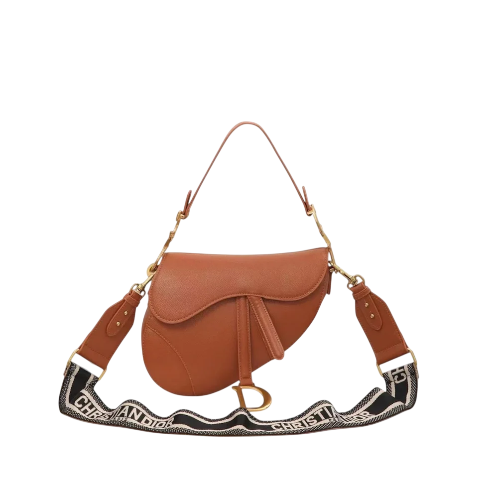 Christian Dior Saddle Bag - Brown