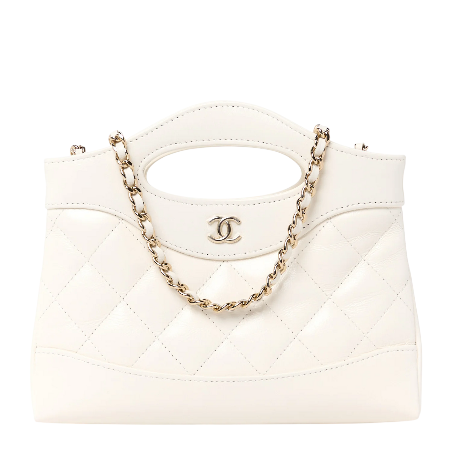 Chanel Quilted Nano 31 - White