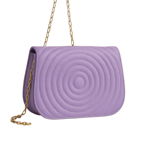 Luxury Lavender Shoulder Bag