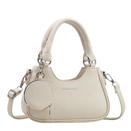 Women’s Cream Leather Handbag