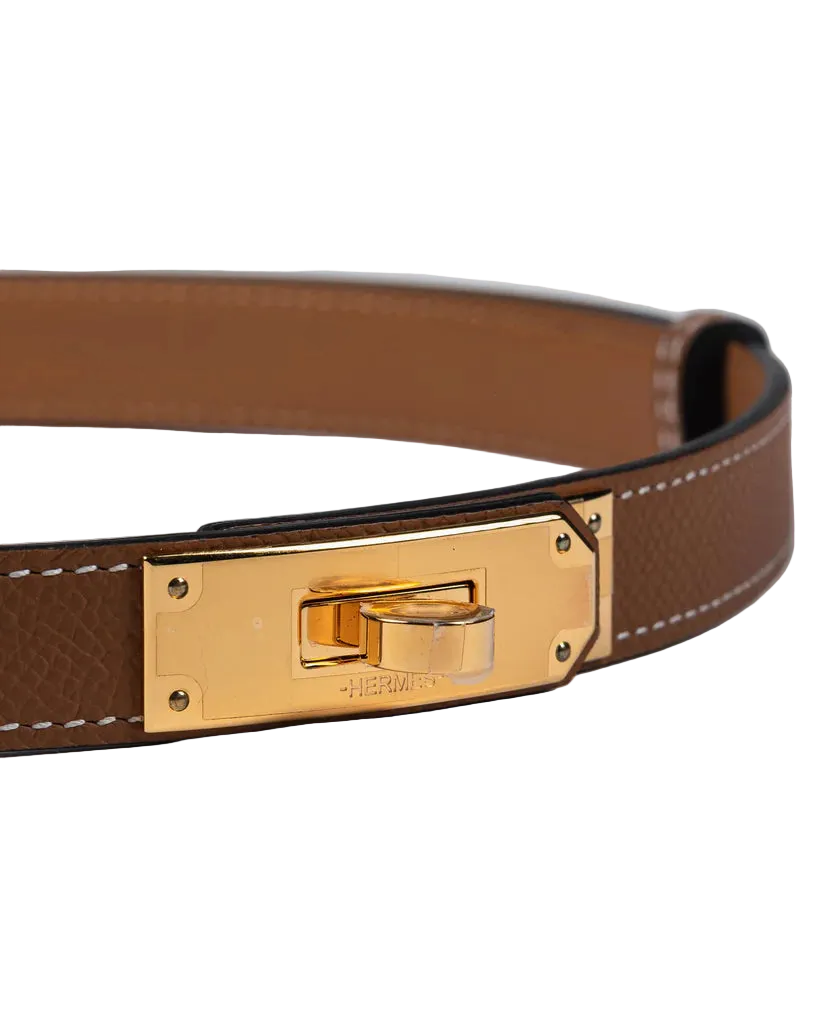Hermes Kelly Belt - Brown