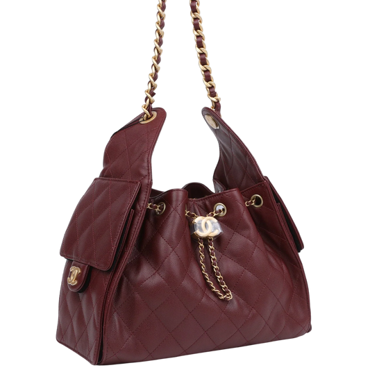 Chanel 25 Bag - Burgundy