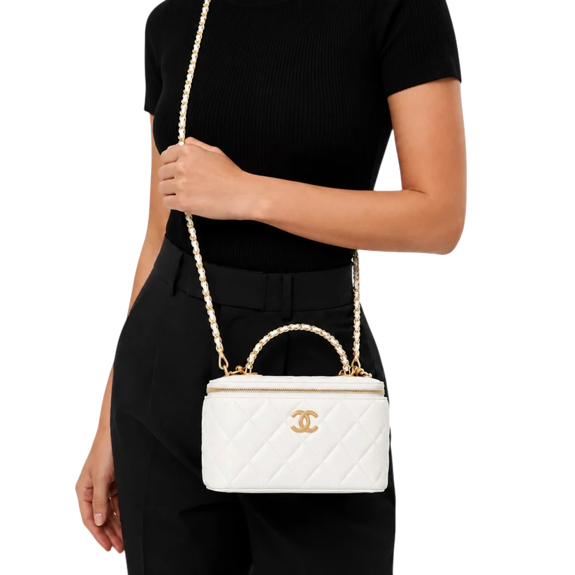 Chanel Vanity Leather Bag