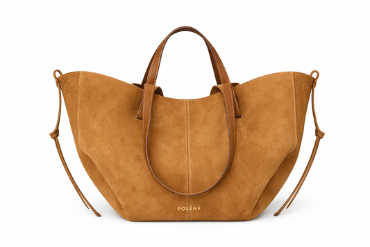 Brown Suede Polene Cyme - Large