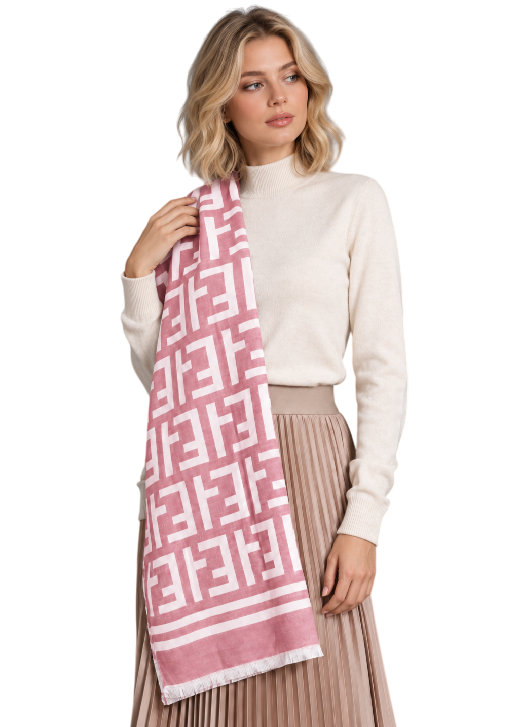 Fendi Scarf - Pink