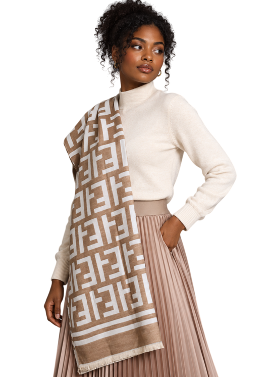 Fendi Scarf - Taupe