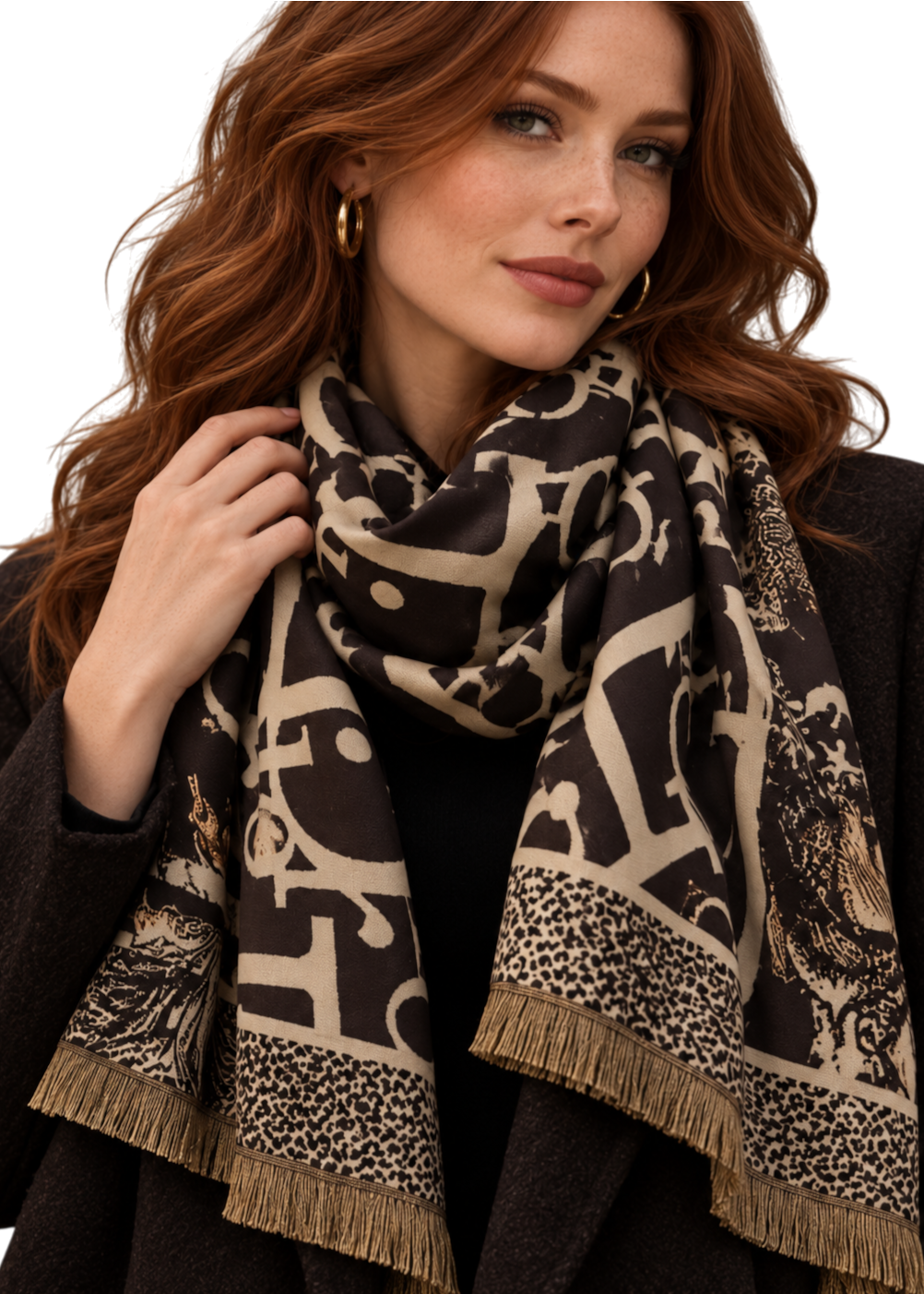 Christian Dior Scarf - Brown