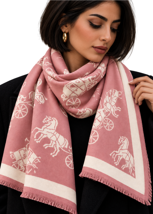 Hermes Scarf - Pink
