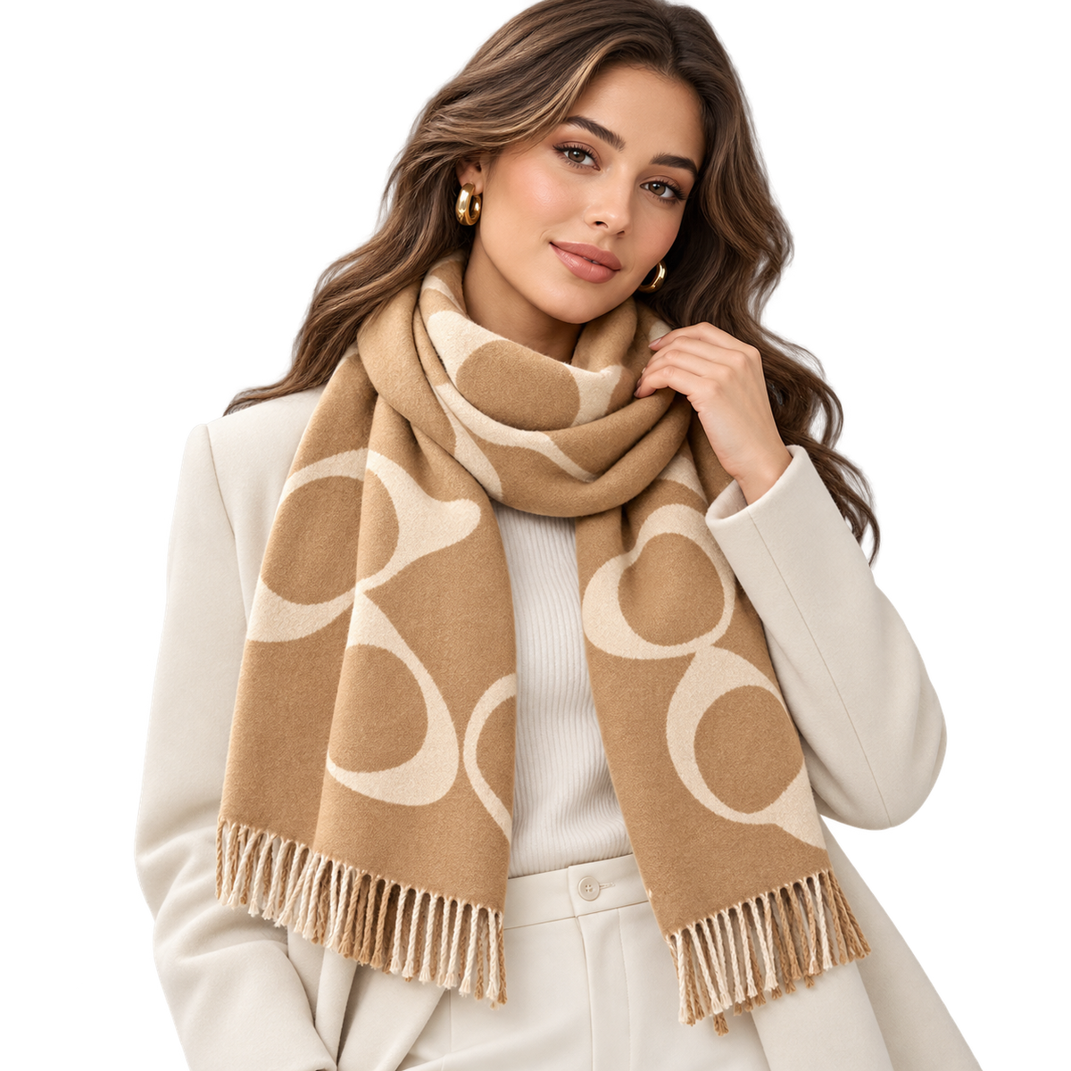 Coach Scarf - Taupe