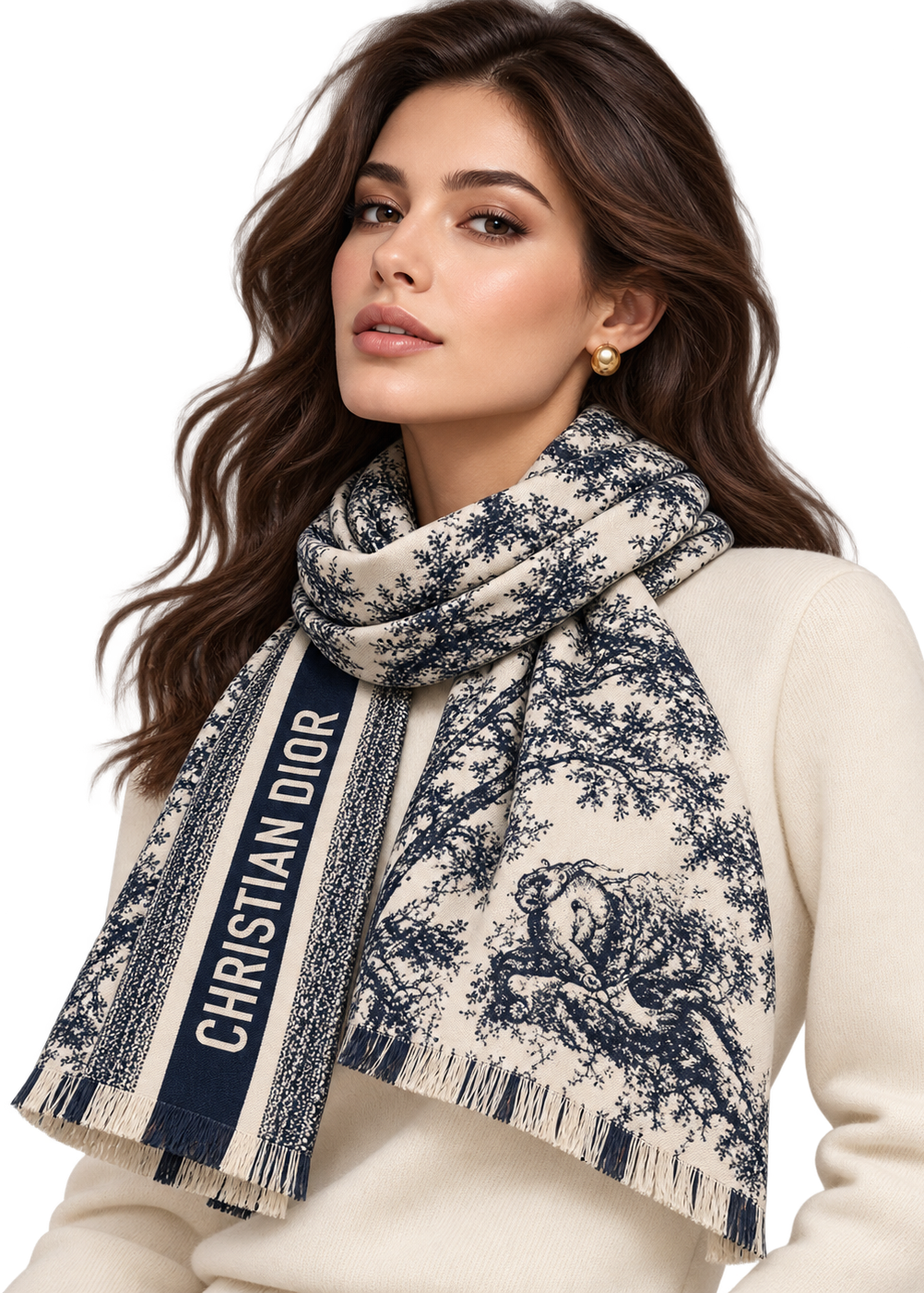 Christain Dior Toile Scarf