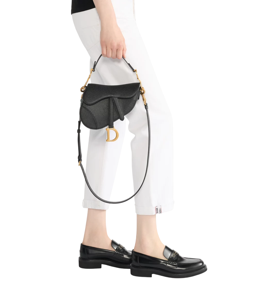 Christian Dior Saddle Bag - Black