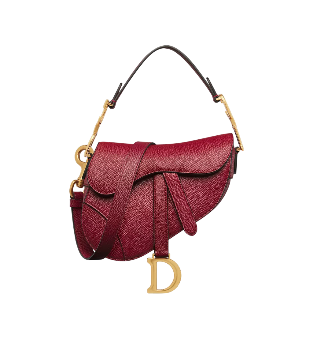 Christian Dior Saddle Bag - Red