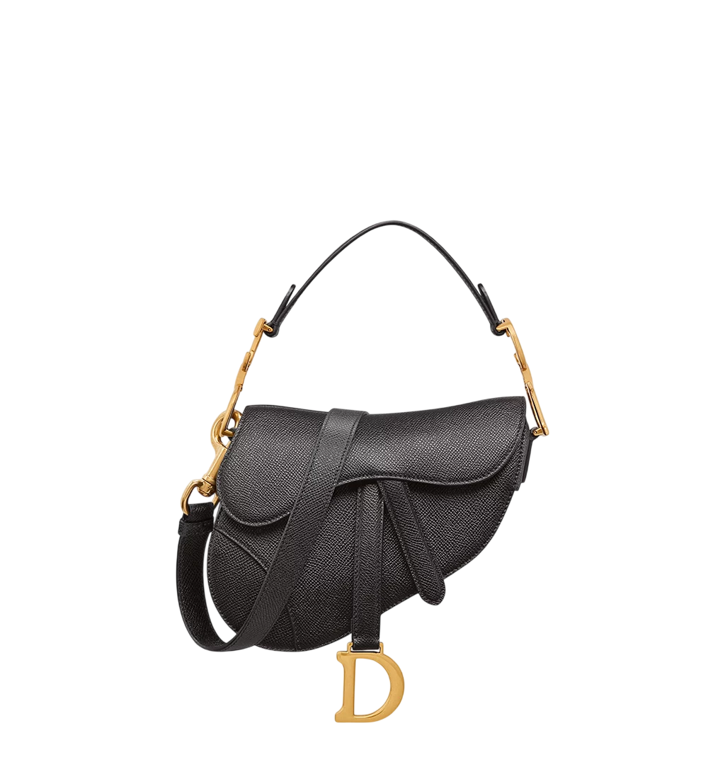 Christian Dior Saddle Bag - Black