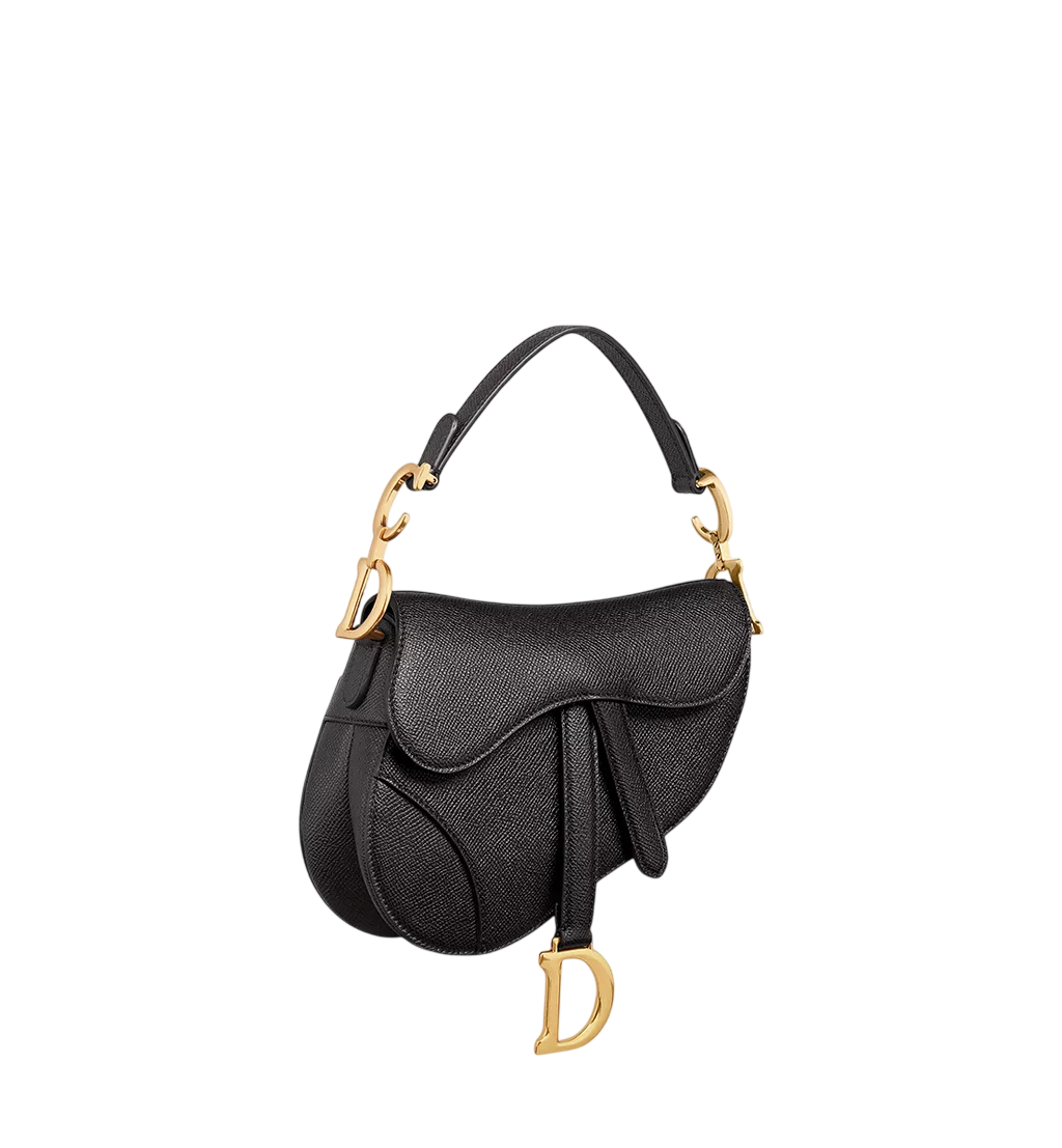 Christian Dior Saddle Bag - Black