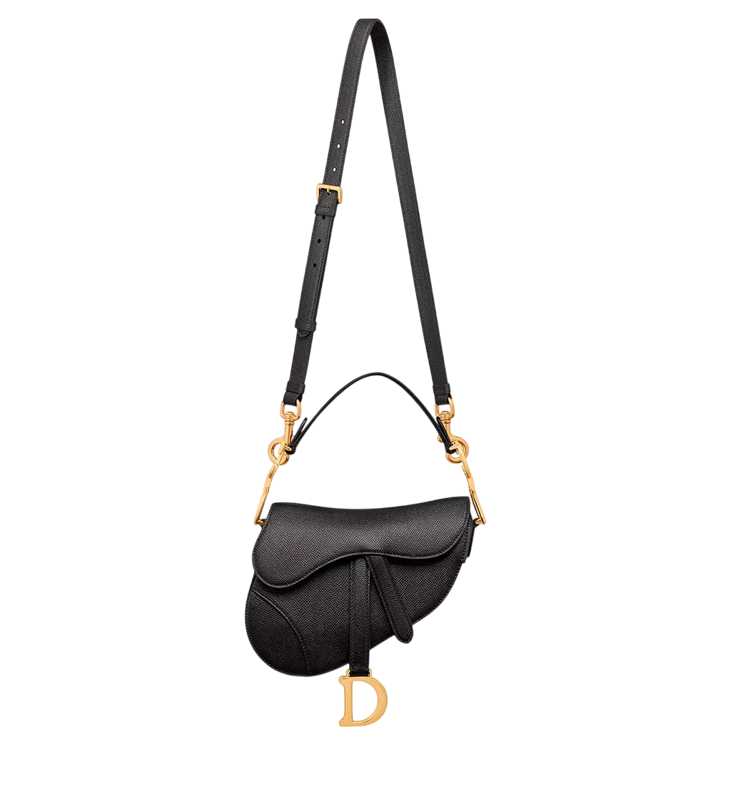 Christian Dior Saddle Bag - Black