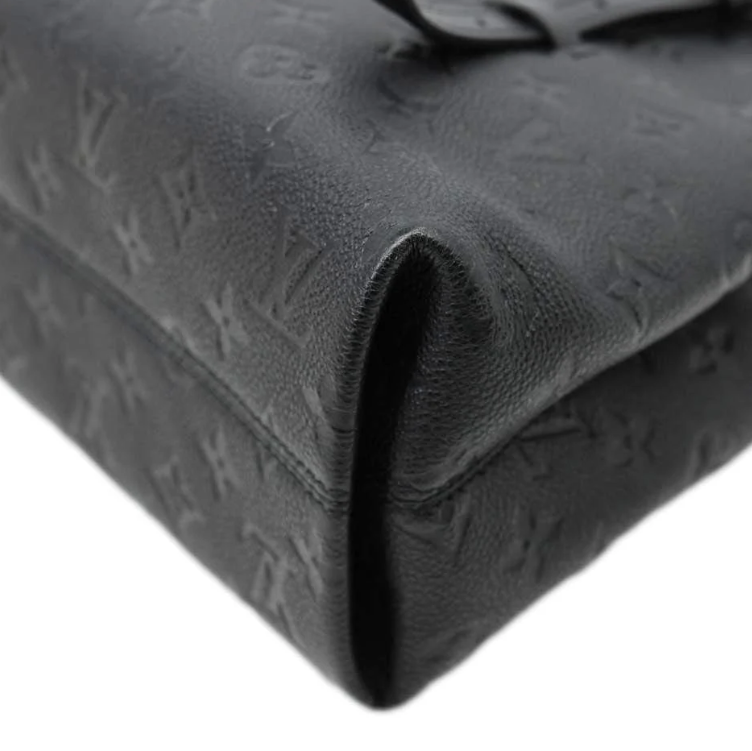 Louis Vuitton Montaigne BB in Empreinte leather (Noir).