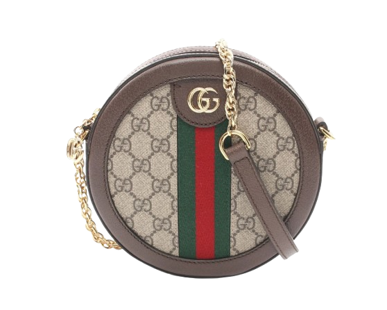 Gucci Ophidia Mini GG Round Shoulder Bag