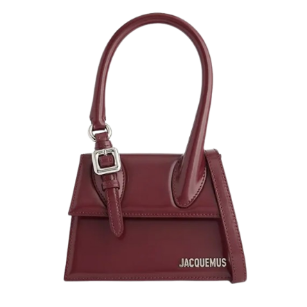 Jacquemus Le Chiquito Moyen Boucle - Burgundy