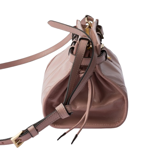 Prada Bonnie Leather Shoulder Bag - Lily of the Valley