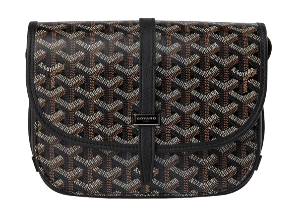 Goyard Belvedere Crossbody Bag –  Black & Tan