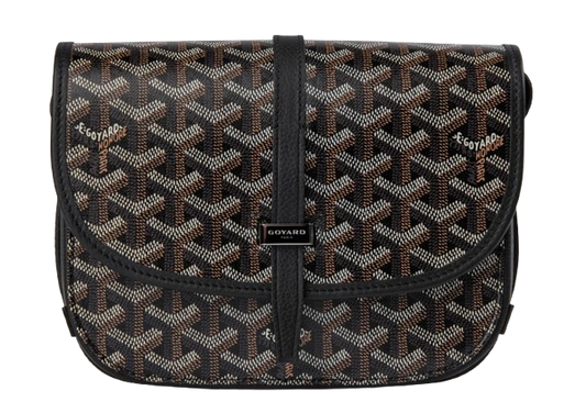 Goyard Belvedere Crossbody Bag –  Black & Tan