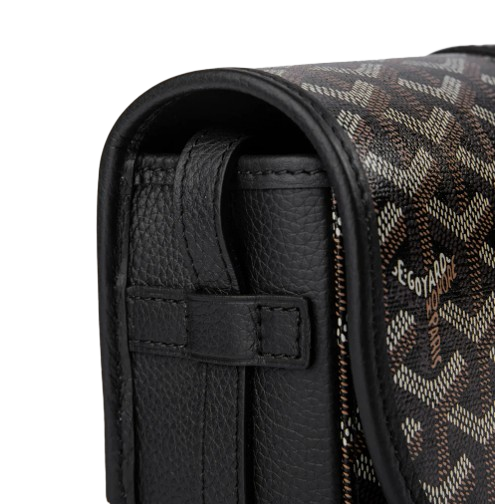Goyard Belvedere Crossbody Bag –  Black & Tan