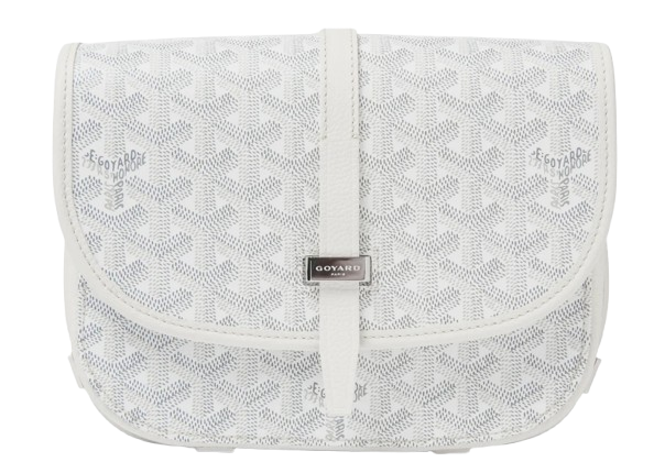 Goyard Belvedere Crossbody Bag – White