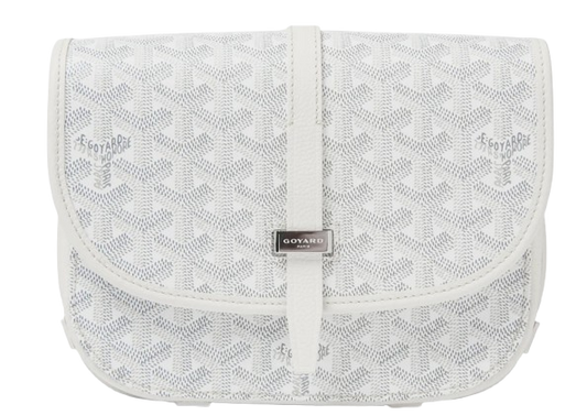 Goyard Belvedere Crossbody Bag – White