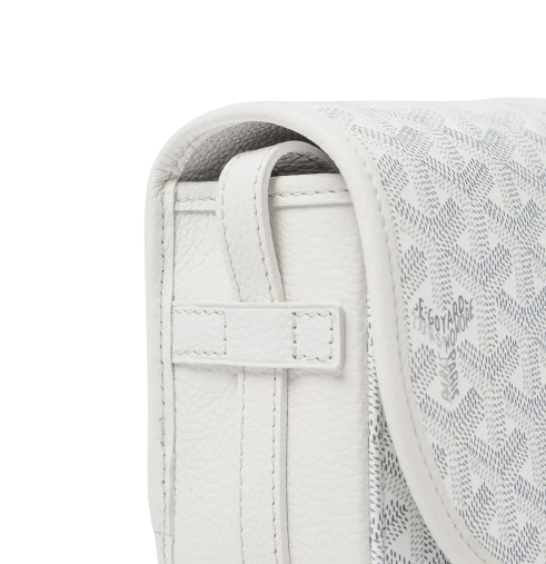 Goyard Belvedere Crossbody Bag – White