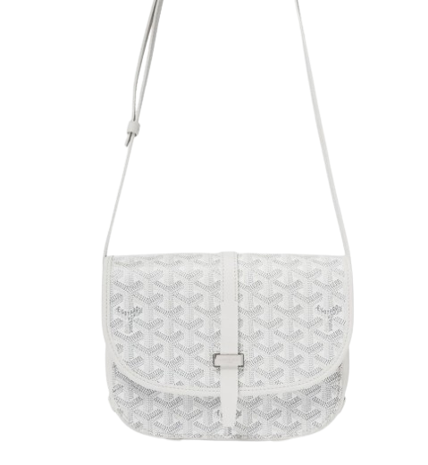 Goyard Belvedere Crossbody Bag – White
