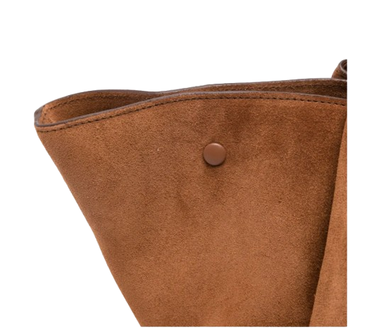 DeMellier Midi New York Tote Bag — Suede Brown