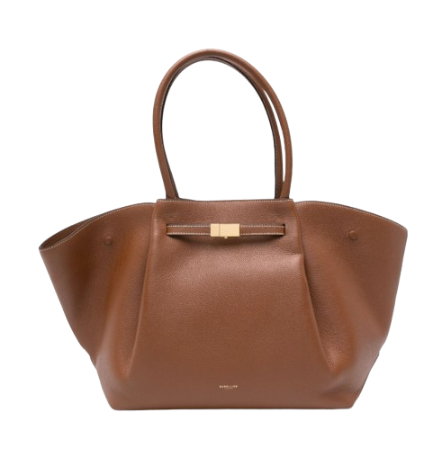DeMellier Midi New York Tote Bag — Tan Leather