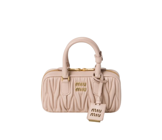 Miu Miu Arcadie Matelassé Nappa - Pink