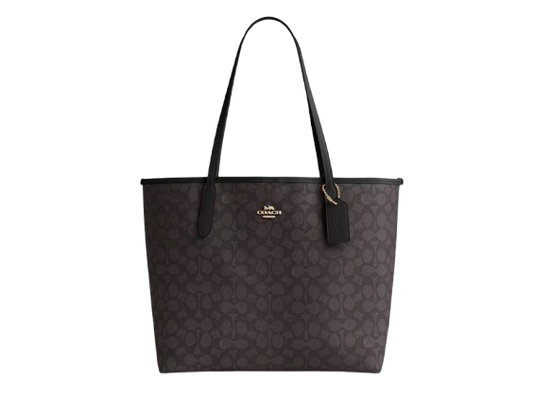 Coach City Tote bag - Dark Brown/Black