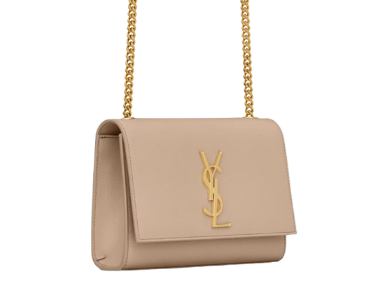 Saint Laurent Kate Medium Chain Bag - Beige
