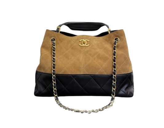 Chanel Coco Hobo Bag - Black/Beige