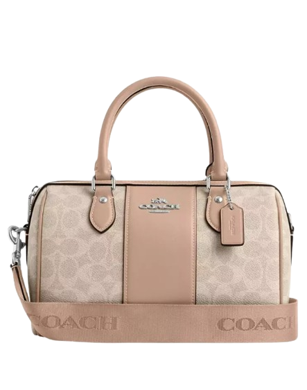 Coach Mini Rowan Crossbody Bag - Taupe/ Beige