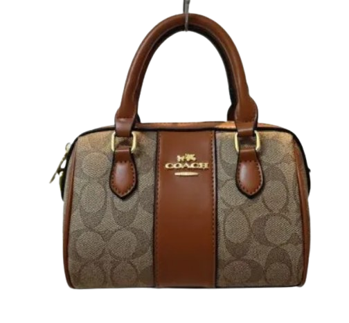 Coach Mini Rowan Crossbody Bag - Beige/Brown
