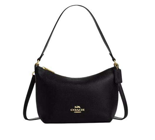 Coach Zip Top Shoulder Bag - Black