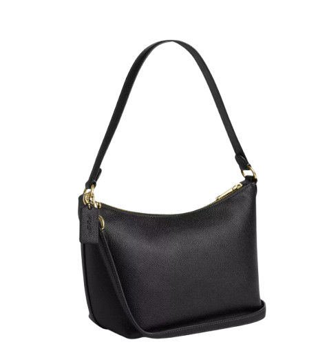Coach Zip Top Shoulder Bag - Black